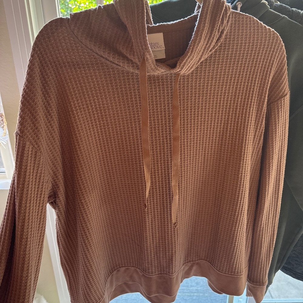 Brown Thermal Hoodie
